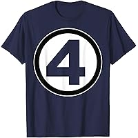 Amazon.com: Marvel Fantastic Four Bold Center Chest Logo T