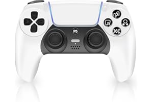Wireless Controller for PS5, Gamepad for PS5, with Hall Joystick, Audio Jack, Vibration, Touchpad, Six-Axis, for PS5/Slim/Pro