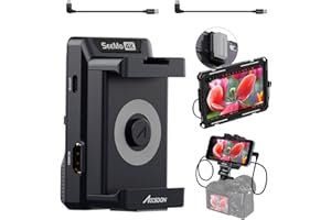 Accsoon SeeMo 4K HDMI Video Transmission System for i-Phone 17/16/15/14/13, iPad, 4K30/1080p60 iOS into DSLR Video Camera Monitor Transmitter, Real-time Live Streaming/Recording/Sharing-SD Card Reader