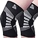 Nordic Lifting Knee Support Compression Sleeve for Women & Men, 2-Pack Knee Brace for Running Knee Pain, Compression Knee Brace, Workout Sports Knee Braces for Meniscus Tear, ACL & Arthritis Pain Relief - Gray, Small