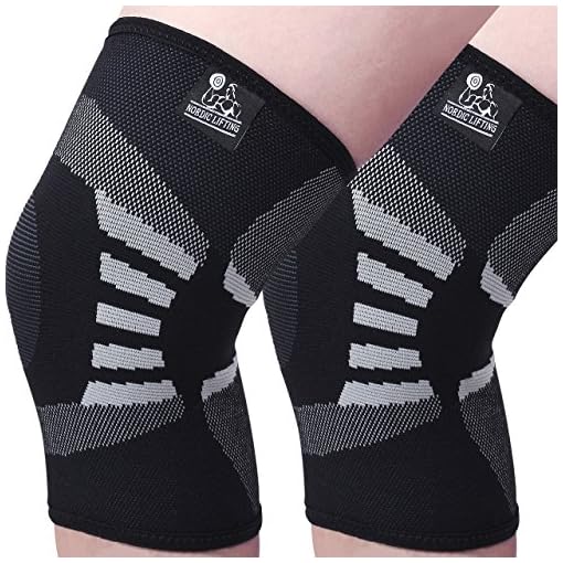 Nordic Lifting Knee Compression Sleeves (1 Pair) - Support for Arthritis Prevention & Recovery