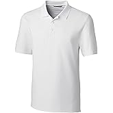 Cutter & Buck Mens Moisture Wicking UPF 50+ Drytec Forge Jersey Polo Shirt