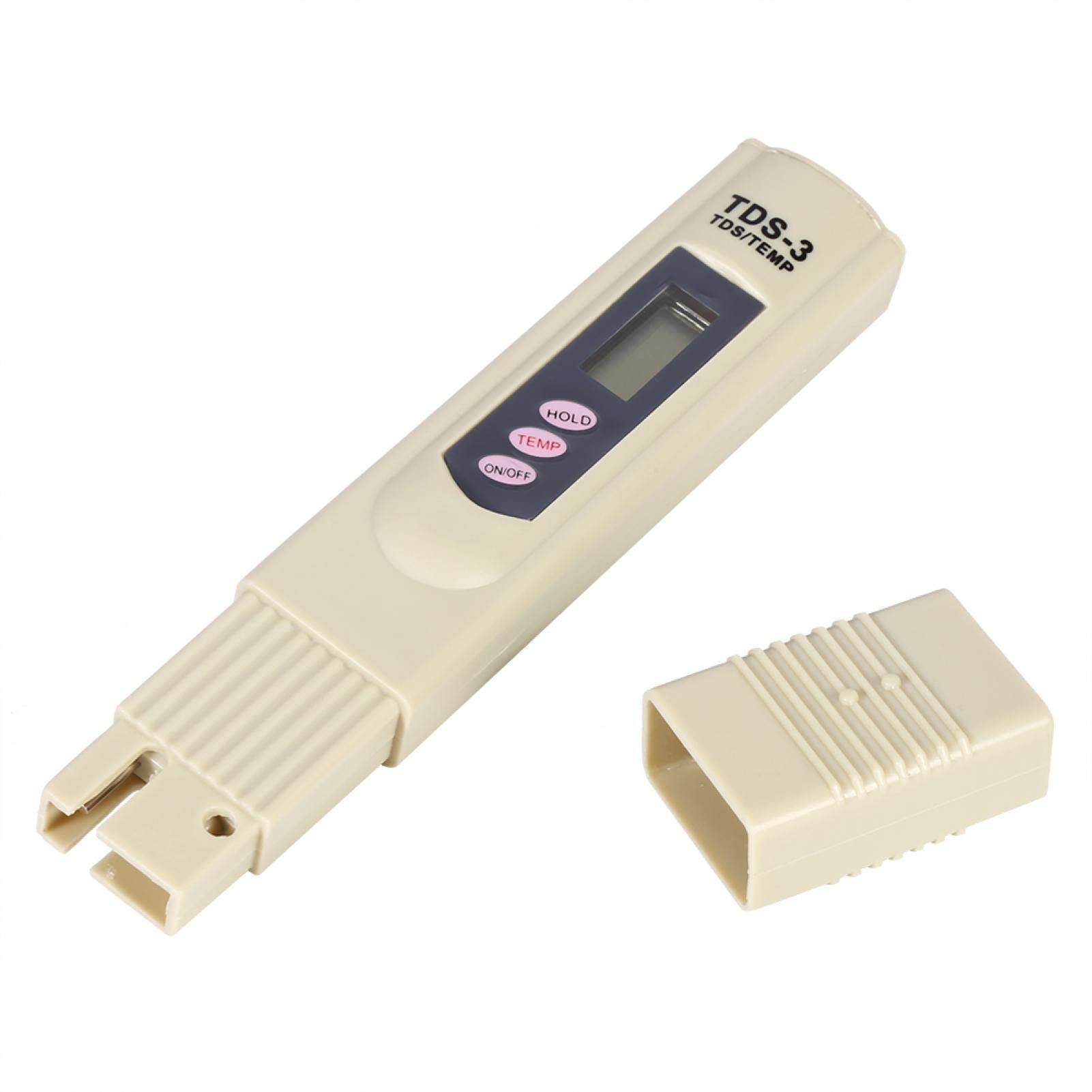 Hyuduo Digital TDS Meter for Water Quality Testing Portable LCD Water Tester with Temperature Measurement, 0–9990 ppm Range, PPM & °C Display