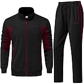 Riskrole Men’s Tracksuits Sweatsuits Set 2 Pieces Casual Athletic Jogging Suits Zip up Outfits