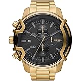 Relógio Diesel Core Masculino Dourado Pulseira Aço Dourado