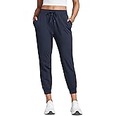 CRZ YOGA Cloud Jersey Joggers Sweatpants Women 25" Capri Casual Lounge Pajama Workout Sweat Pants with Pockets