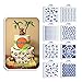 AK ART KITCHENWARE 8pcs Dolphins Footprint Design Plastic Stencil Set for Fondant Cake Decorating Stencils Cookie Stencils for Painting for Royal Icing Airbrush Stencils ST-839