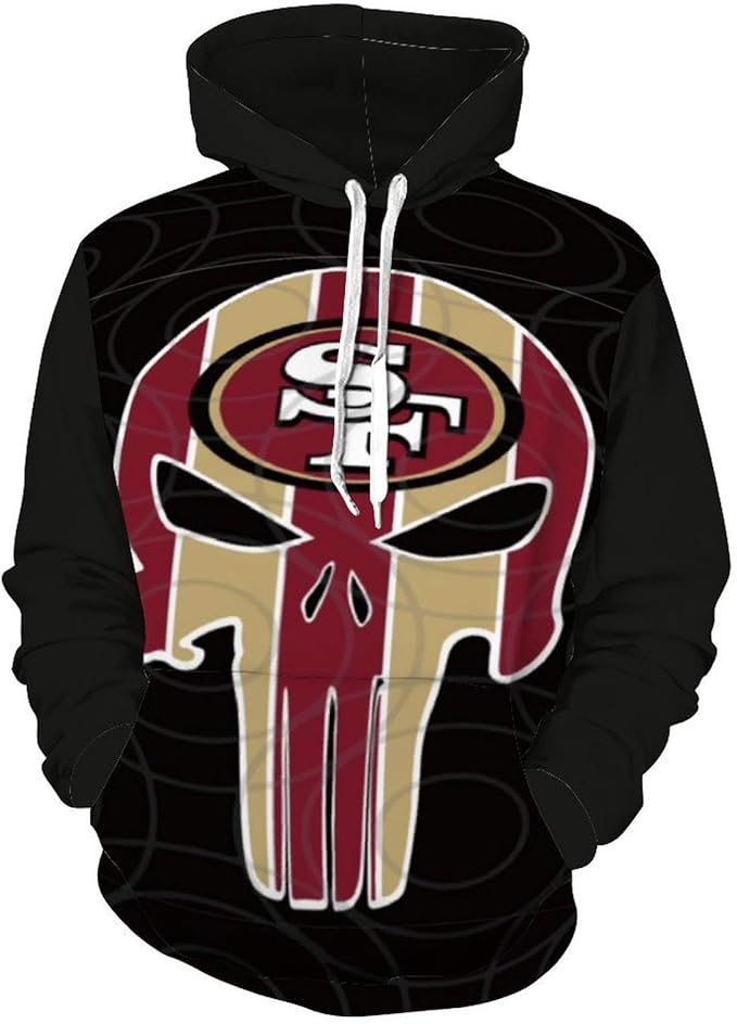 San Francisco 49Ers Men's Women's Team Hoodie Pullover Logo Unisex Adult Sweater at Amazon Menâs 
