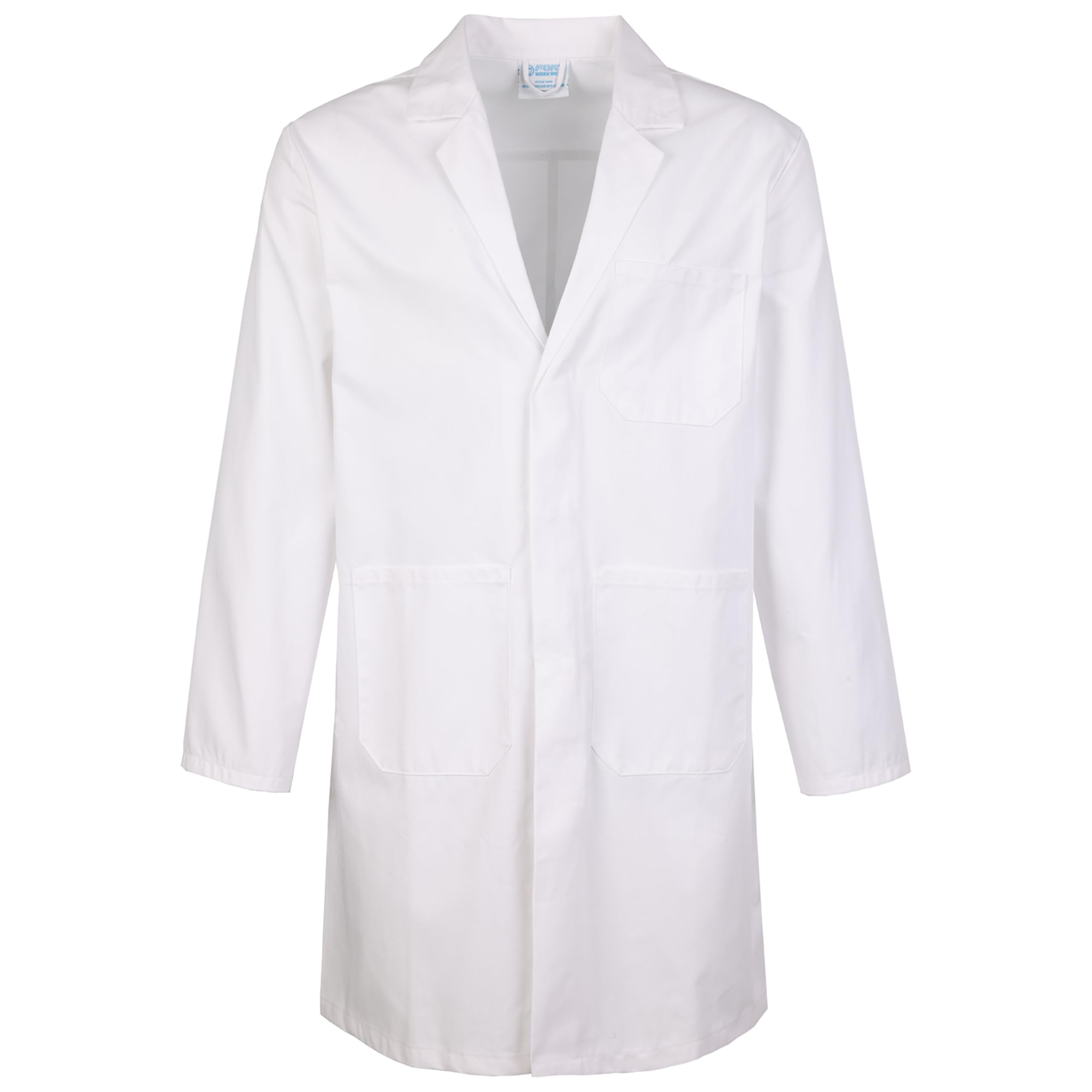 Fort - Childs Warehouse Coat - White Lab Coat - 9-10 Years - Kids Lab Coat - Comfortable Lab Coat - Lab Coats for Boys & Girls - Warehouse Coats - School Lab Coat
