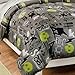 My Room Extreme Skateboarding Boys Comforter Set With 180Tc Sheets, Gray, Full
