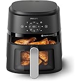 Philips 2000 Series Airfryer, RapidAir Technology, 13-in-1 Ways to Cook, 4.2L Capacity, Healthier Meals Up to 90% Less Fat, E