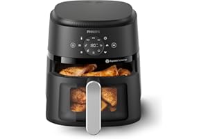 Philips 2000 Series Airfryer, RapidAir Technology, 13-in-1 Ways to Cook, 4.2L Capacity, Healthier Meals Up to 90% Less Fat, E