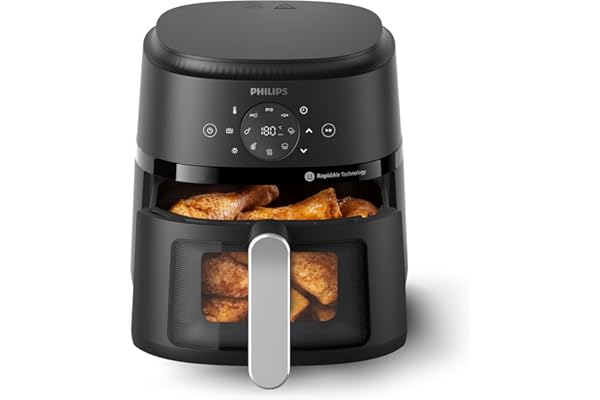 Philips 2000 Series Airfryer, RapidAir Technology, 13-in-1 Ways to Cook, 4.2L Capacity, Healthier Meals Up to 90% Less Fat, E