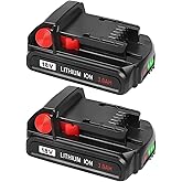 TeenPower Replacement for Milwaukee M18 Battery 3000mAh 2Pack 48-11-1820 48-11-1840 48-11-1850 48-11-1828 48-11-1862 48-11-1852 48-11-1812