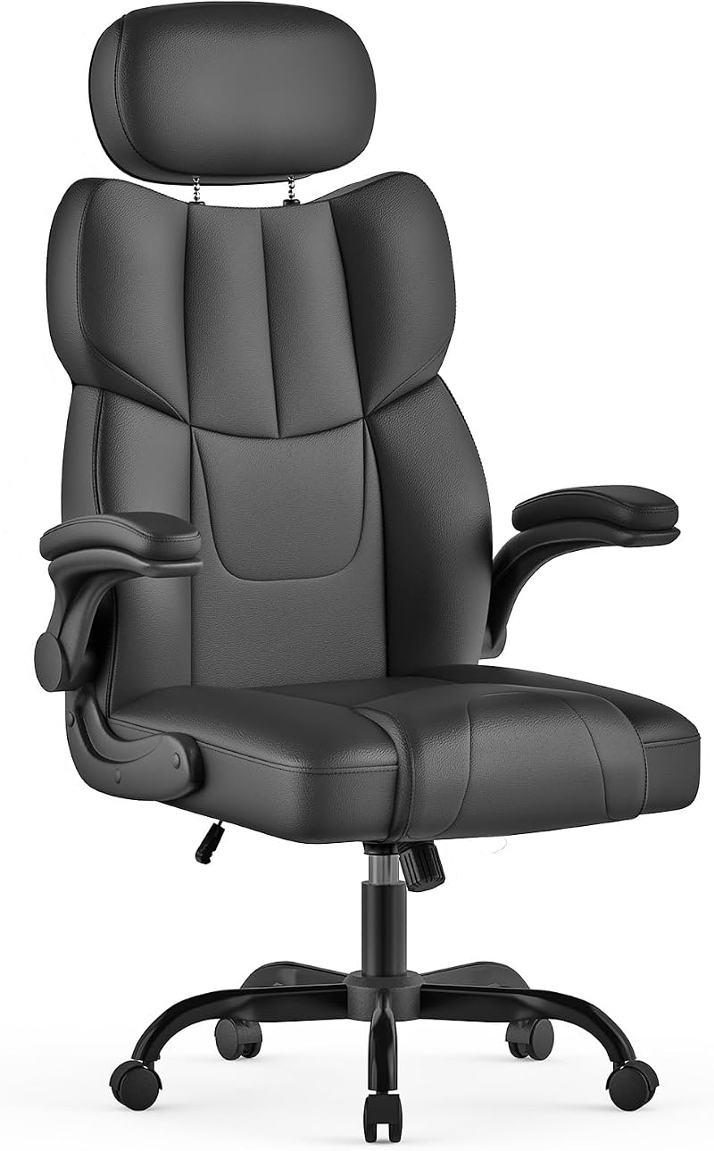 naspaluro Executive Office Chair High Back PU Leather with Tilt Function