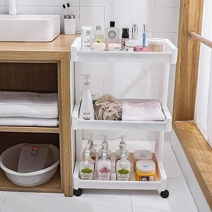 JBP Max Bad-Speicher Bad Caddy Bad Regal Waschmaschine Speicher Schrank