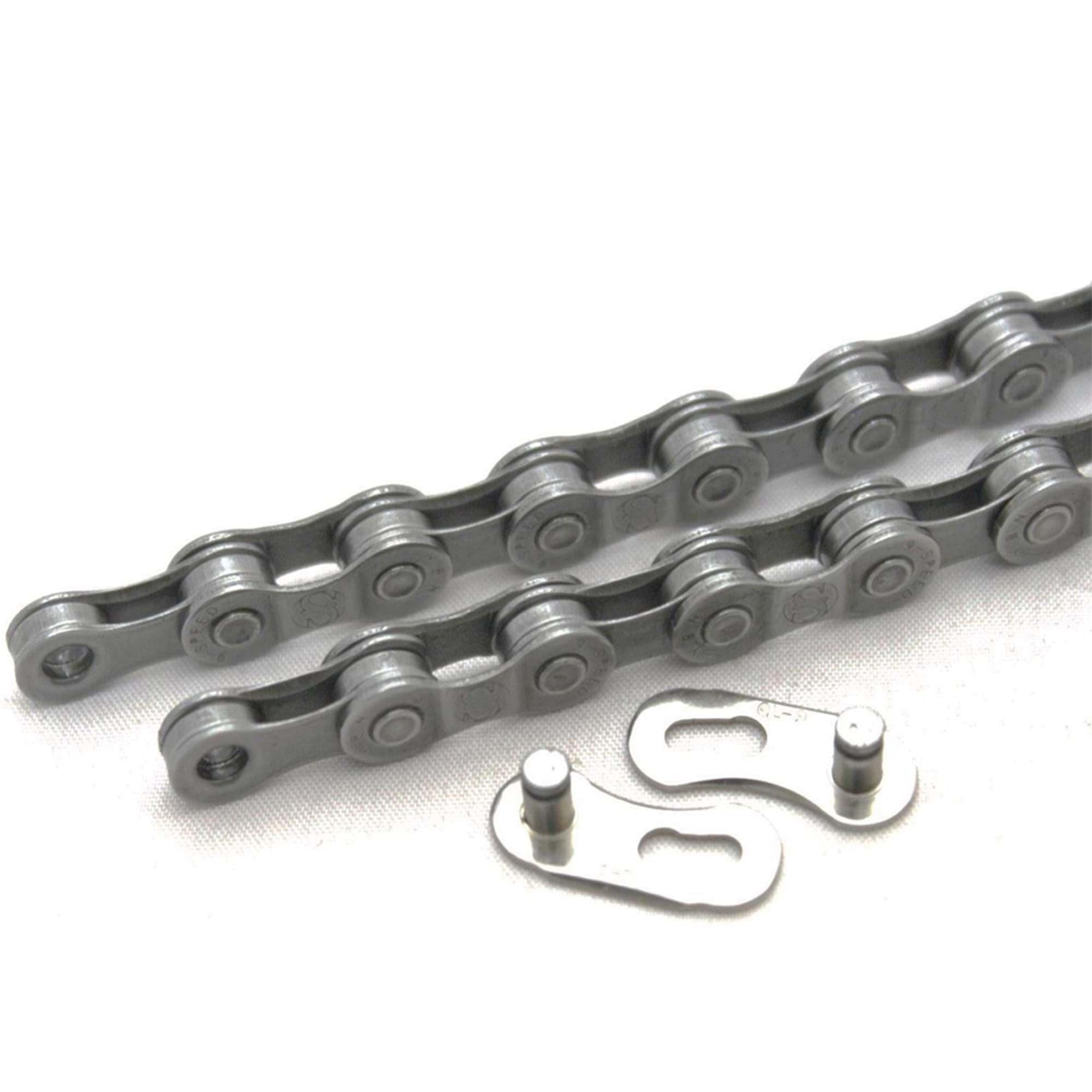 Clarks CL9RB Anti-Rust 9 Speed Chain 1/2-inch x 11/128-inch x 116 Links Qr Link Inc, Silver