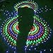 Fuloon 8 Modes 3 Meter x 0.8 Meter 504 LED Colorful Indoor/Outdoor Net Peacock Web Light