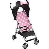 Disney Umbrella Stroller with Basket, Pink Minnie