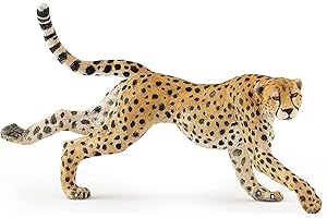 Papo -Hand-Painted - Figurine -Wild Animal Kingdom - Running Cheetah -50238 -Collectible - for Children - Suitable for Boys and Girls- from 3 Years Old