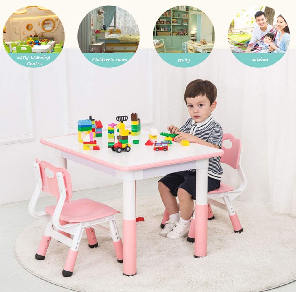 elc plastic table and chairs