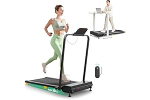 UREVO Walking Pad with Incline, 9% Incline Portable Under Desk Treadmill, 2.5 HP Walking Treadmill Pad for Home and Office, Walking Jogging Running Machine with Remote Control and LED Display