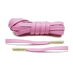 Loop King Laces - Premium Light Pink Flat Leather