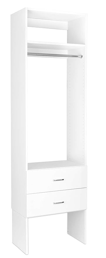Amazon Com Modular Closets Plywood Hanging Tower With 2 Solid