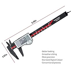 Digital Caliper, 0-6" Electronic Caliper Auto - Off