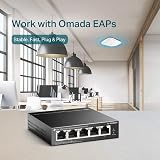 TP-Link TL-SG1005LP 5 Port Gigabit PoE Switch 4 PoE+ Ports 30W Each view 4