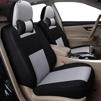 Hokuga 2 Pcs Car Seat Cover For Toyota 