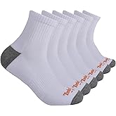 Timberland PRO mens 6-pack Performance Quarter Length Socks