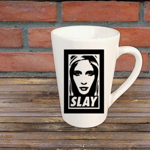 Buffy the Vampire Slayer Slay Mug Coffee Cup Gift Halloween Home Decor Kitchen Bar Gift for Her Him Any Color Personalized Custom