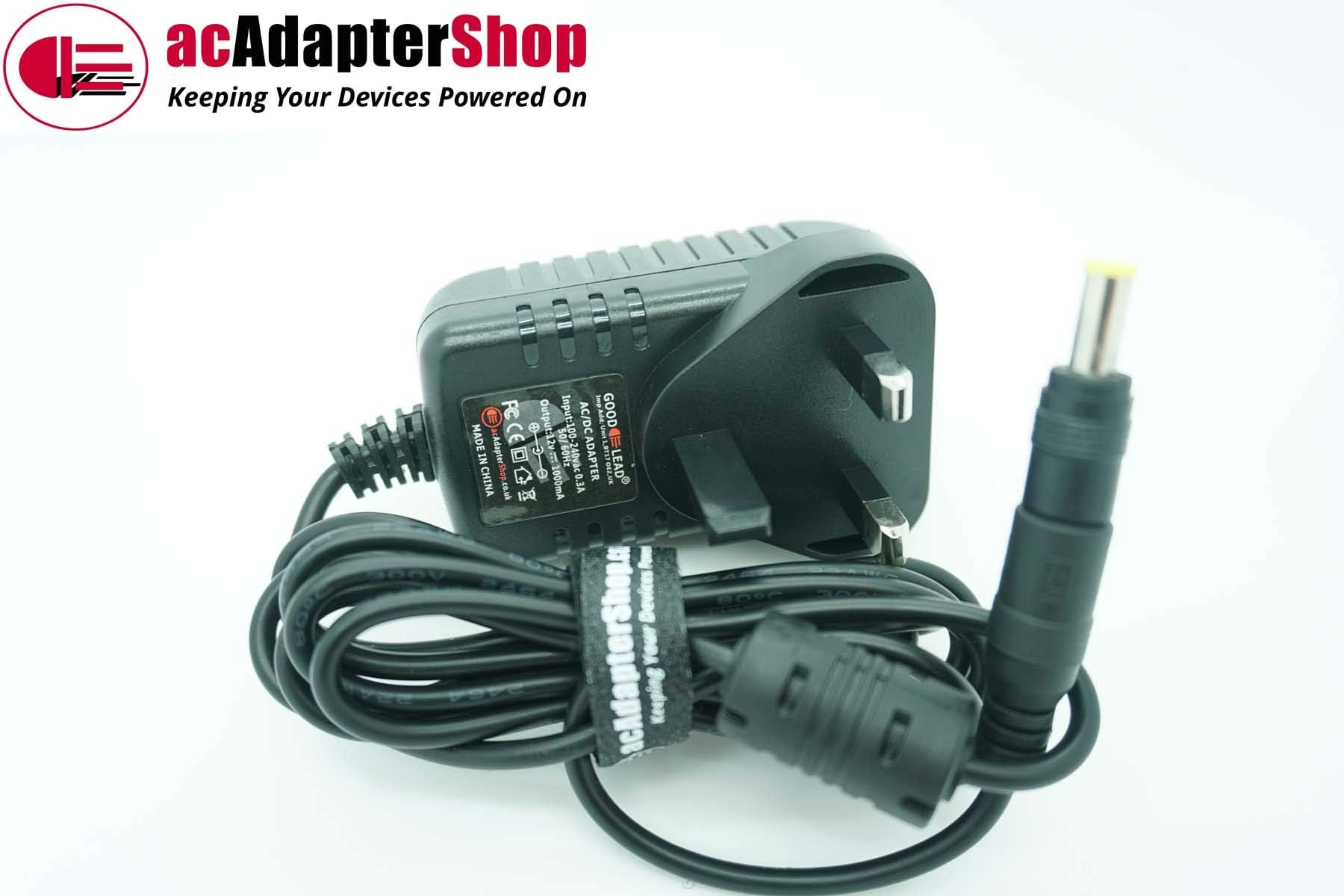 GOOD LEAD 12V quality Power Supply Charger Cable for Yamaha YDP 140 Keyboard - NEW UK SELLER