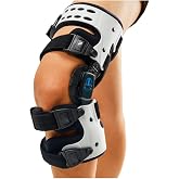Comfyorthopedic UPGRADED OA Medial Unloader Knee Brace for Men and Women Osteoarthritis &amp; Arthritis Pain Support, Bone on Bone Valgus Varus Joint Offlaoder L1851 L1843 Built-in Hex Key Fits Up to 32in