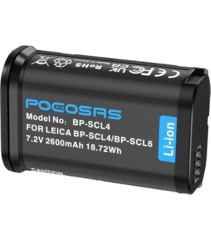 Amazon.com: FYIOGXG Battery for Leica Q2, Q3, SL2, SL2S PN:Leica