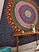 Popular Handicrafts Large Hippie Mandala Bohemian Tapestry - Indian Dorm Decor, Psychedelic Wall Hanging, Ethnic Decorative (84x90 inches) (Multi Color)