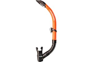 SCUBAPRO Escape Semi-Dry Snorkel, with Purge Valve and Splashguard Barrel-Top Design