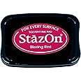 Tsukineko StazOn Stamp Pad, Red