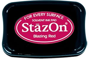 Tsukineko StazOn Stamp Pad, Red