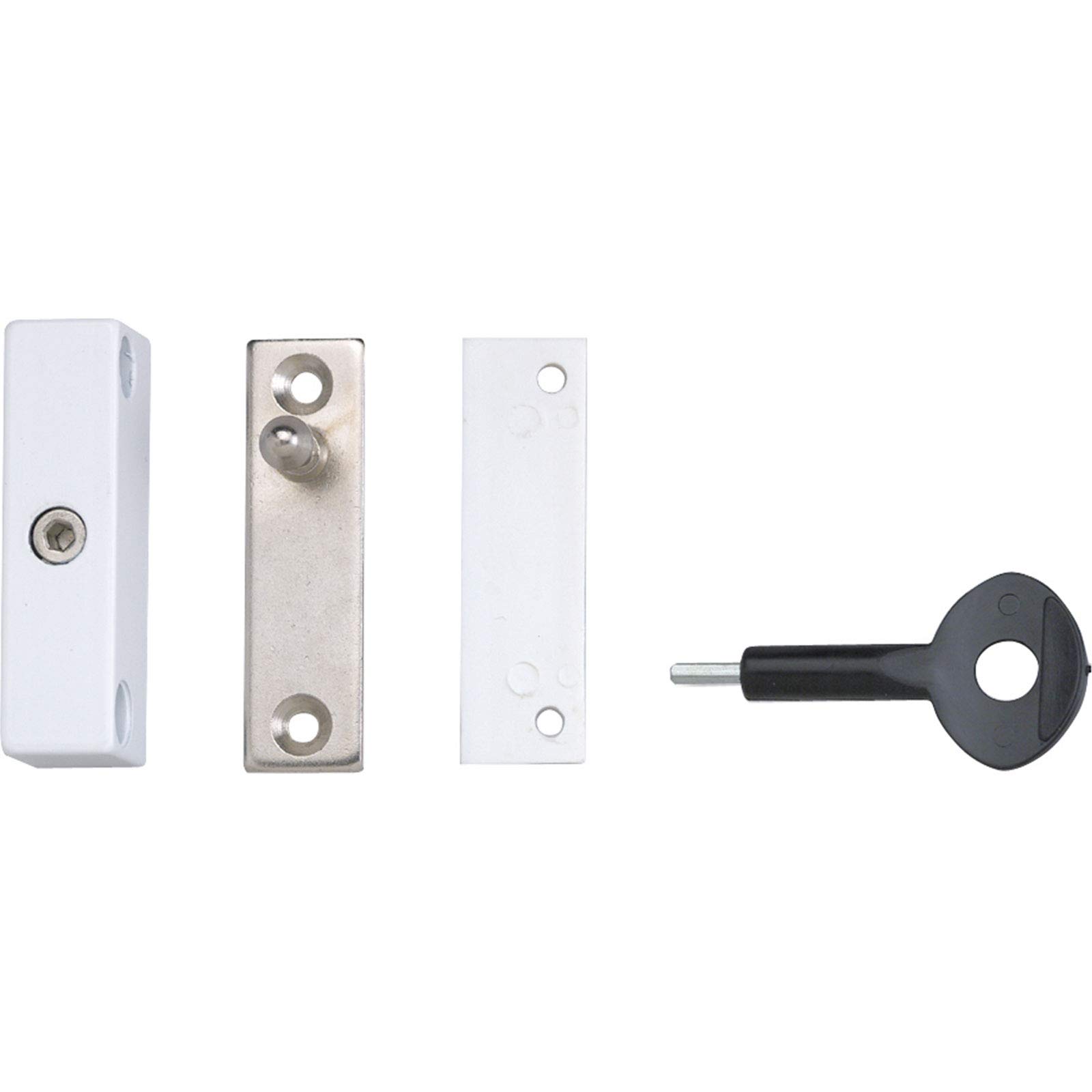 Yale Locks P2P118PB Auto Window Lock - Brass Finish (Pack of 2)