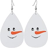 Leather Earrings for Women Dangle Earrings Lightweight Teardrop Earrings