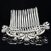 SEPBRIDALS Crystal Rhinestone Hair Side Comb Pins Bridal Wedding Women Hair Accessories Jewelry 2253R