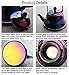 Onlycooker Whistling Tea Kettle Stainless Steel Stovetop Teakettle Sturdy Teapot for Tea Coffee Fast Boiling with Infuser Color Rainbow Mirror Finish 2 Liter / 2.1 Quart