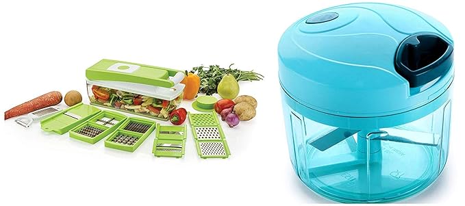 Techstudio QuickPush - Cortador de cebolla, cortador de verduras ...