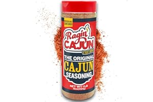 RAGIN' CAJUN FIXIN'S Original Cajun Seasoning - 16 oz Jar, Low Sodium, No MSG, All Natural - Authentic Louisiana Spice for Grilling and Cooking Fish, Chicken, Steak, Soup, Seafood & Gumbo by Ragin' Cajun