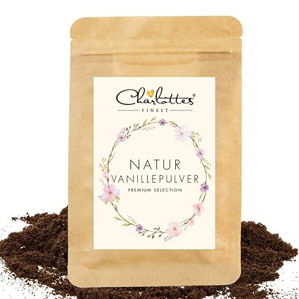 Charlottes Finest Natur Vanille gemahlen - Vanillepulver 25g