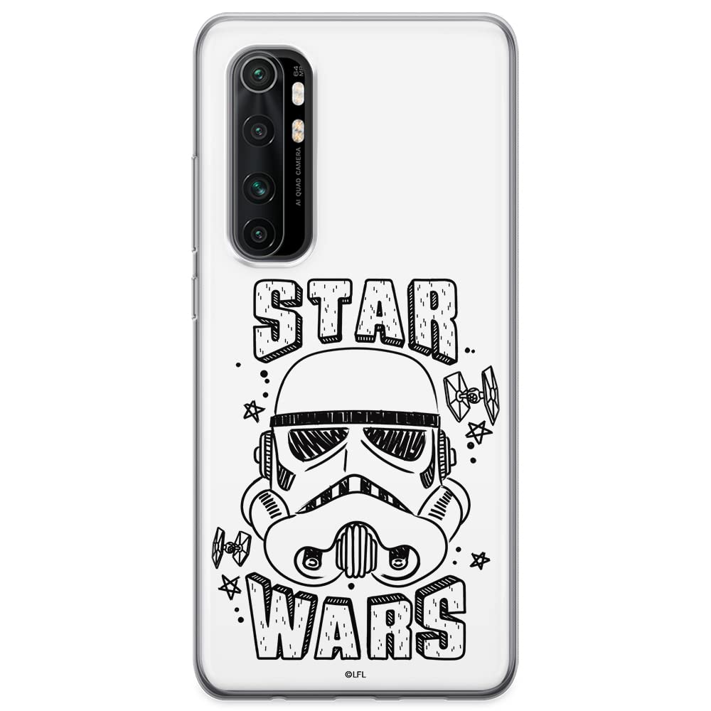 ERT GROUP mobile phone case for Xiaomi MI NOTE 10 Lite original and officially Licensed Star Wars pattern Stormtrooper 013 optimally adapted to the shape of the mobile phone, case made of TPU