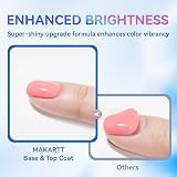 Makartt No Wipe Base and Top Coat Kit 2x10ml Gel Nail Polish Set view 8