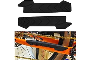 Protections Cadre Vélo En Silicone - Pour BMX, Route, VTT - Anti-rayures Et Chocs - Cuir PU - Couleurs Et Motifs Variés